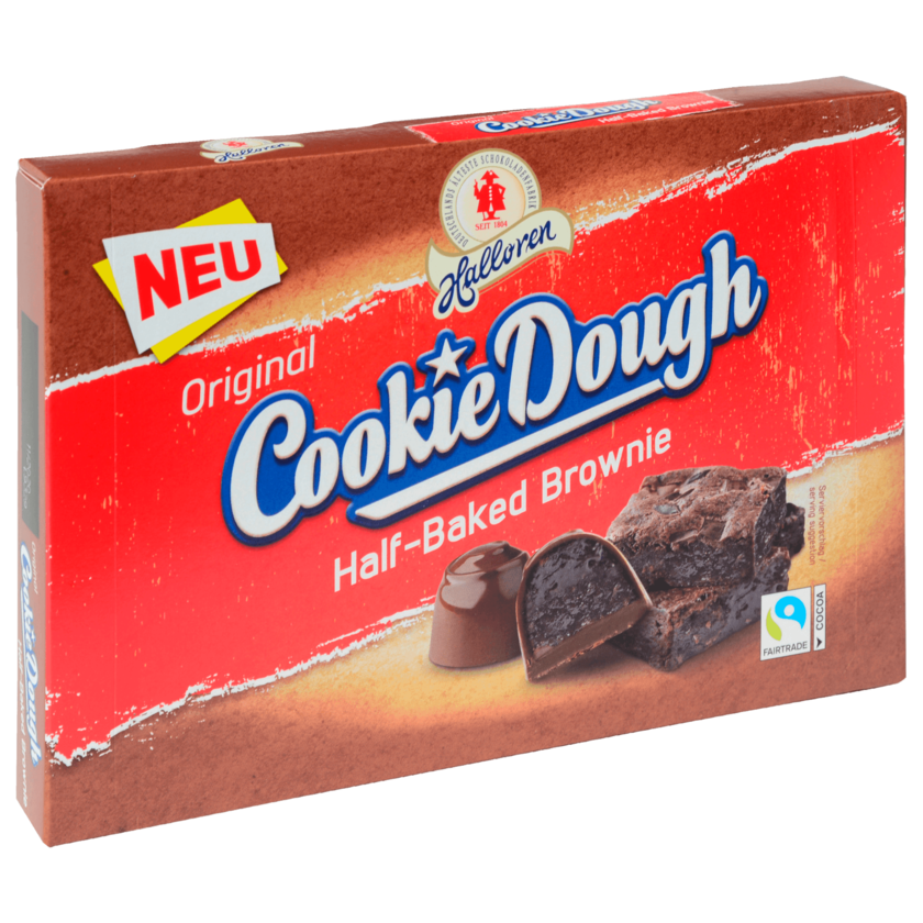 Halloren Pralinen Cookie Dough Half-Baked Brownie 145g